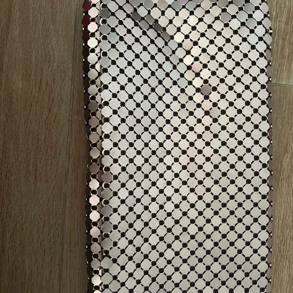 Stylish Mesh Patterned Top clutch
